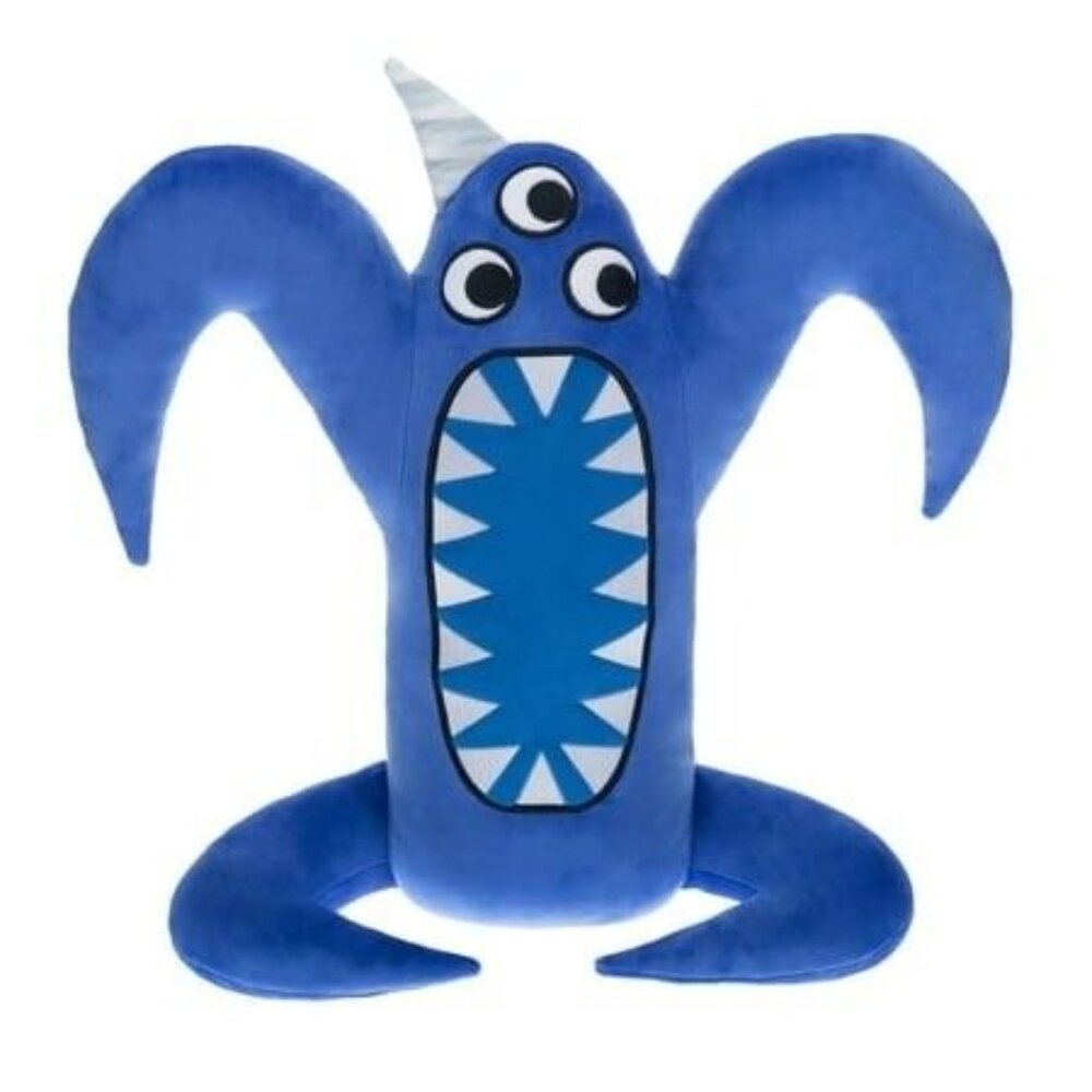 Garten Of Banban Nabnab Plush Toy Series 2 Blue Three-Eyed Stuffed Animal 16"